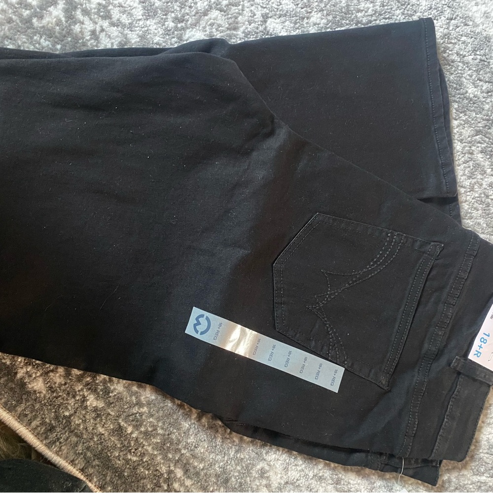 Warehouse Black Boot Cut Jeans
